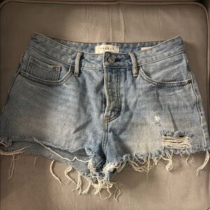 Pacsun Women's Blue Denim Shorts